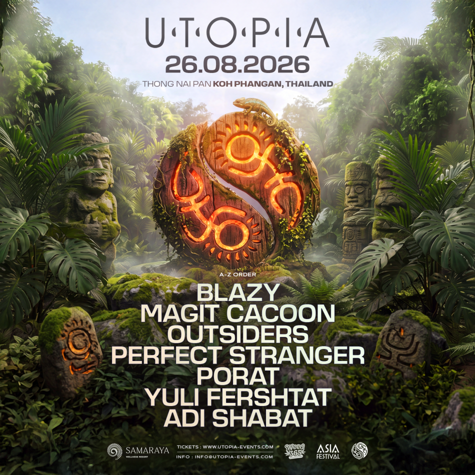 UTOPIA EVENTS - 26.08.2026 - KOH PHANGAN