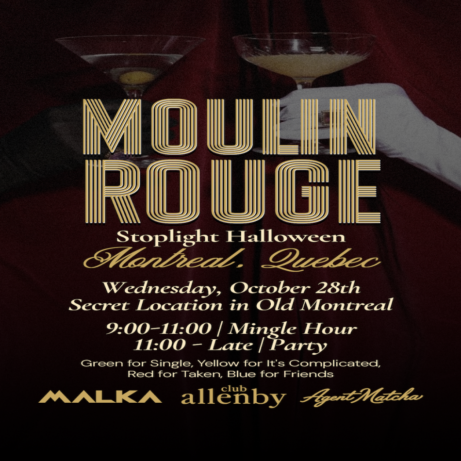 Moulin Rouge Stoplight Halloween Montreal